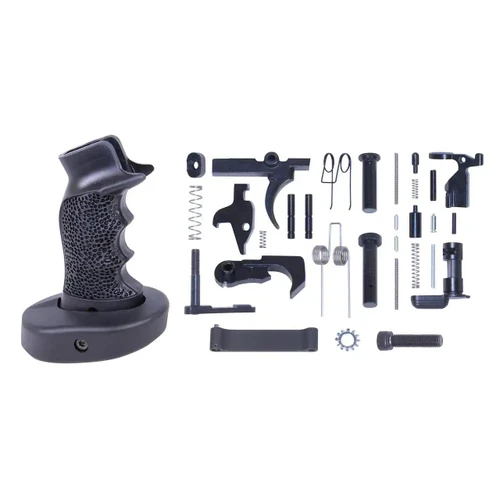 Guntec USA LPK-SNIPER Guntec USA LPK-SNIPER AR-15 Complete Lower Parts Kit With Neoprene Rubber Sniper Grip LPK-SNIPER