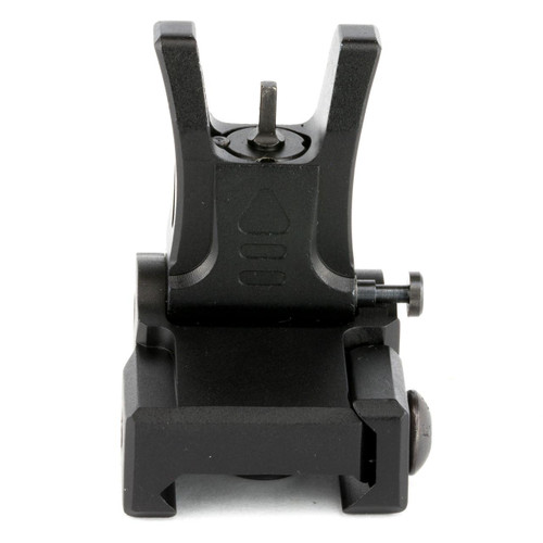 Leapers, Inc. - UTG UTG LOW PRO FLIP-UP FRONT SIGHT, black tactical adjustable firearm front sight with quick flip-up feature.