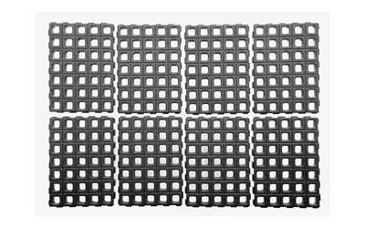 Magpul Industries MAGPUL DAKA GRID ORGANIZER RIFLE BLK, multiple black plastic grid organizer panels for firearm accessories storage.