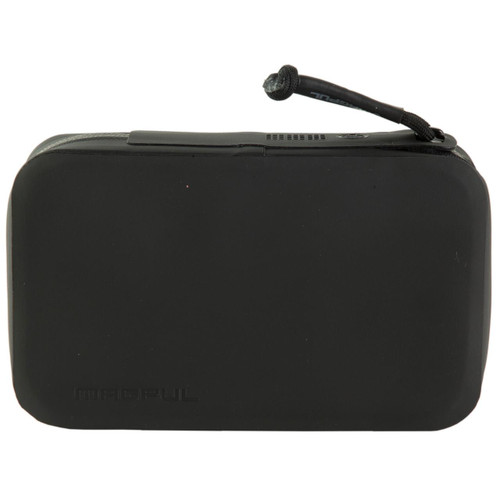 Magpul Industries MAGPUL DAKA UTILITY ORGANIZER BLK, black portable storage case with a zipper and a pull tab for organizing firearm accessories and gear.