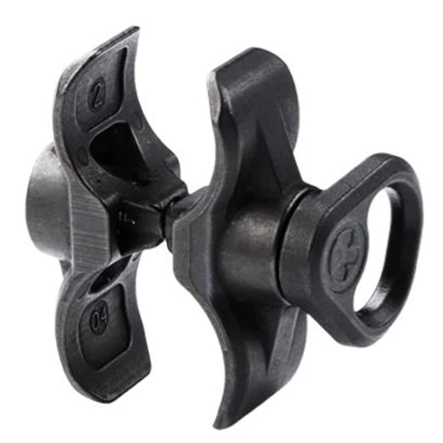 Magpul Industries MAG508-BLK Forward Sling Mount for Remington 870 & Mossberg 500/590, durable and versatile sling attachment point for tactical shotguns.