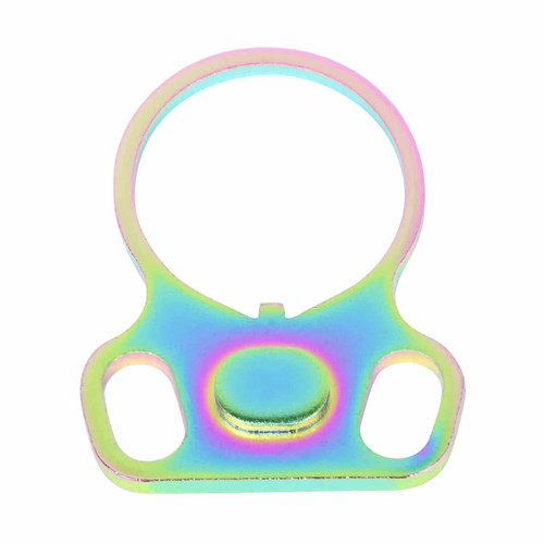  Guntec USA DOUBLE-EGG-RPVD Ambi Single Point Sling Adapter (Rainbow PVD Finish) 
