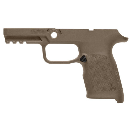 Magpul Industries MAG1430FDE Ehg Sg9 Compact Frame Fde, tan handgun frame with textured grip and trigger guard.