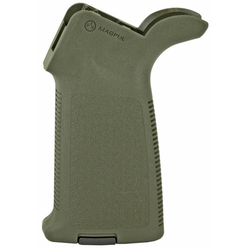 Magpul Industries MAG415OD Moe Ar Grip OD, tactical black rubber grip for rifles with textured surface for improved grip and control.