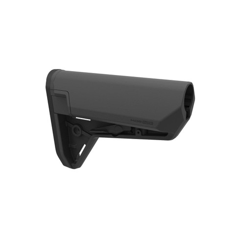 Magpul Industries MAG653-BLK MOE SL-S Stock Mil-Spec Black, tactical firearm stock for rifles.