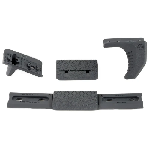 Magpul Industries MAG608GRY M-LOK Hand Stop Kit - Lightweight Grip Enhancer with TSP Texture for Firearms