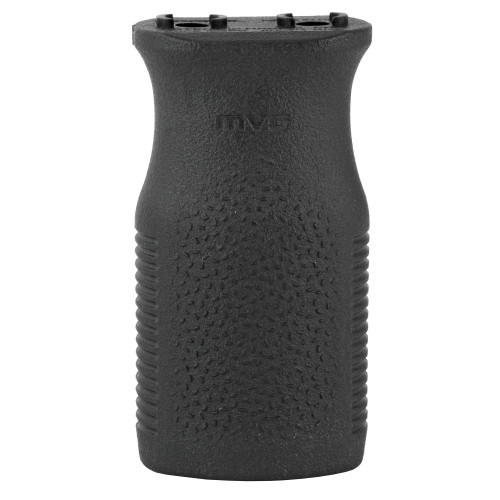 Magpul Industries M-LOK MVG Vertical Foregrip - Lightweight, Low Profile, Directly Mounts to M-LOK Systems - MAG597-BLK, black textured grip for rifles.