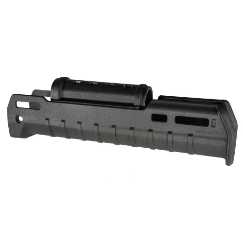 Magpul Industries MAG680-BLK Zhukov-U Hand Guard for Short Barrel AK Rifles - Ergonomic M-LOK Design, black hand guard for tactical firearms with ergonomic M-LOK slots.
