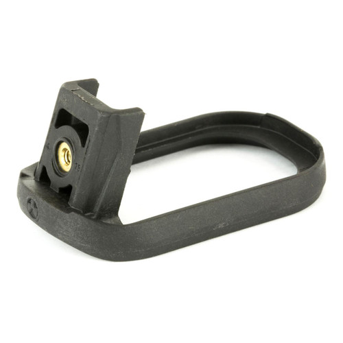 Magpul Industries MAG950BLK Gl Enhanced Mag Well G19 Gen4, black magazine well attachment for Glock 19 Gen4 pistol.
