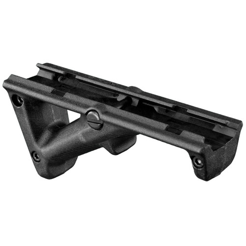 Magpul Industries MAG414BLK (Afg2) Angled Foregrip Blk, black tactical angled foregrip for rifle accessories.