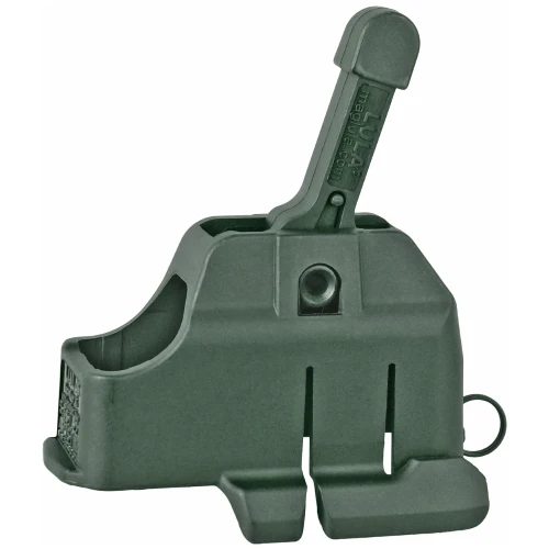 Maglula Ltd. Maglula LU10DG AR-15 Lula Loader/Unloader Gen 2 - Quick & Efficient Magazine Loading Tool, image of a gray magazine loader device with a handle for fast magazine loading and unloading.
