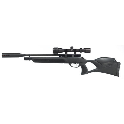 Gamo USA 600054S Urbana Pcp .22 Cal Pellet Black, air rifle with scope on a white background.