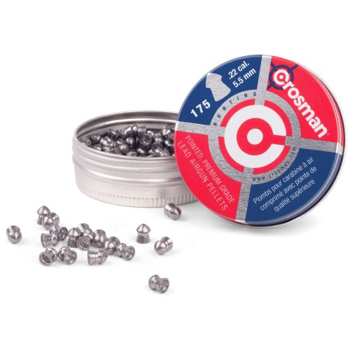 Crosman P022  .22 Pointed Pelletlets 175/Tin