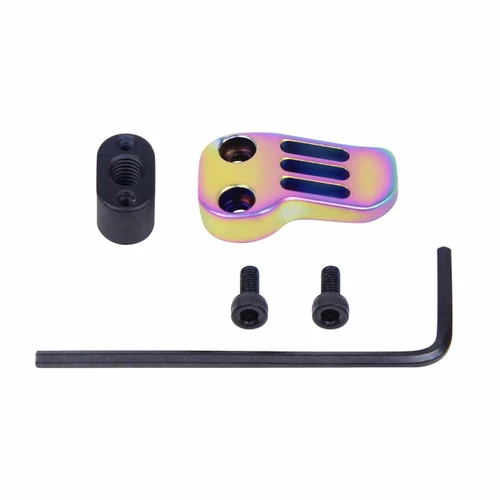Guntec USA EXT-MC-M-RPVD Guntec USA EXT-MC-M-RPVD Extended Mag Catch Paddle Release (Matte Rainbow PVD Coated) EXT-MC-M-RPVD