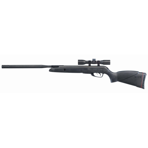 Gamo USA 6110067854 Wildcat Whisper .177 with 4x32 scope, air rifle with synthetic stock and aerodynamic barrel
