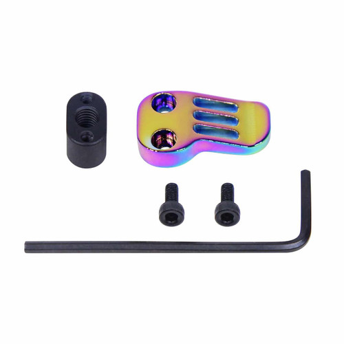 Guntec USA EXT-MC-RPVD Guntec USA EXT-MC-RPVD Extended Mag Catch Paddle Release (Rainbow PVD Coated) EXT-MC-RPVD