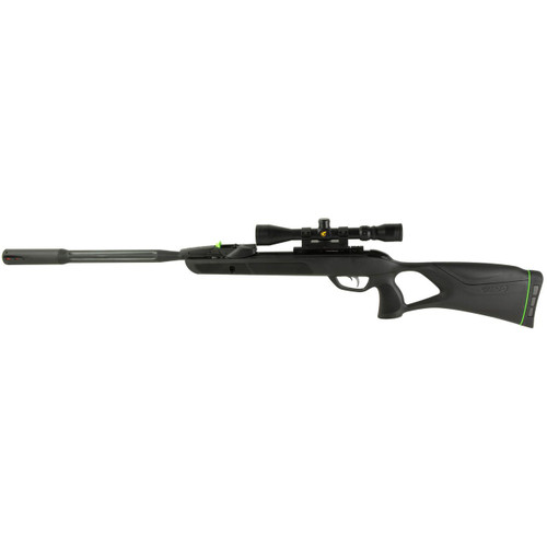 Gamo USA 611006335554 Swarm Fusion 10X G3I 22 W/Scp, modern black air rifle with scope for hunting or target shooting.