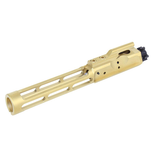 Guntec USA GT-BCG-LM-TIN Guntec USA GT-BCG-LM-TIN AR-15 Nitride Skeletonized Low Mass Bolt Carrier Group (Tin Coated) GT-BCG-LM-TIN