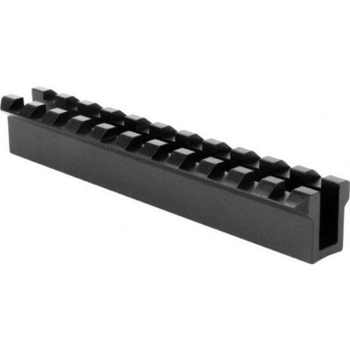 TacFire MRU002 Ruger 10/22 See Through Scope Mount PICATINNY rail, black, tactical firearm accessory for rifle optics mounting.