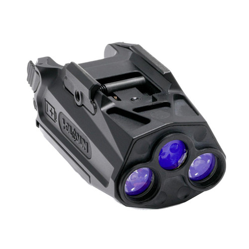 Holosun Technologies P.ID-PRO 1000L Light W/Ir Lsr, tactical weapon light with infrared laser and blue lenses.