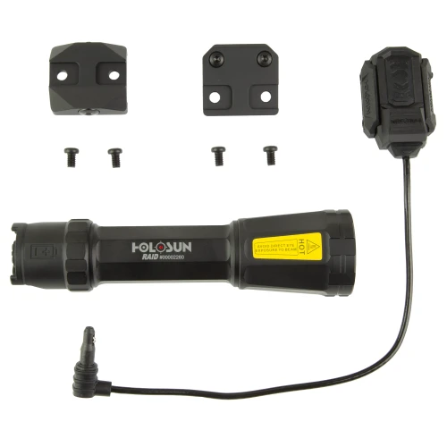 Holosun RAID Tactical Illumination Device - 1000 Lumens, Waterproof & Durable, Integrated Remote Switch