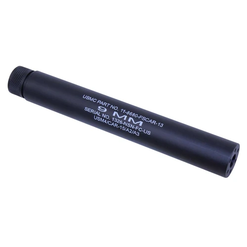 Guntec USA 9.0FAKE-AR-9-1/2x28-LASER Guntec USA 9.0FAKE-AR-9-1/2x28-LASER AR-15 9.0" Fake Suppressor (9mm) (1/2x28) (Anodized Black) (Laser Engraved) 9.0FAKE-AR-9-1/2x28-LASER