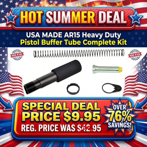 Davidson Defense USA MADE AR15 Heavy Duty Pistol Buffer Tube Complete Kit