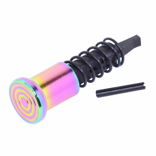  Guntec USA GT-FA-RPVD Forward Assist Assembly (Rainbow PVD Coated) 