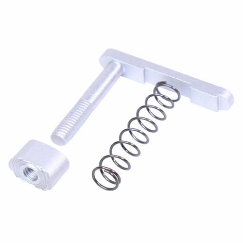 Guntec USA GT-MC-ASSEMBLY-CLEAR Guntec USA GT-MC-ASSEMBLY-CLEAR Mag Catch Assembly With Extended Mag Button (Anodized Clear) GT-MC-ASSEMBLY-CLEAR