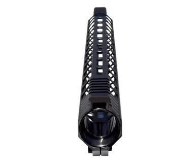 Presma 21" M-LOK Handguard for 223/5.56 Uppers, black lightweight handguard with M-LOK slot design and heat shield openings.