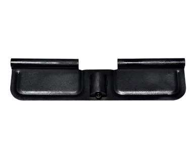Presma 308 Steel Ejection Port Dust Cover Assembly, black metal firearm part with a central hinge.
