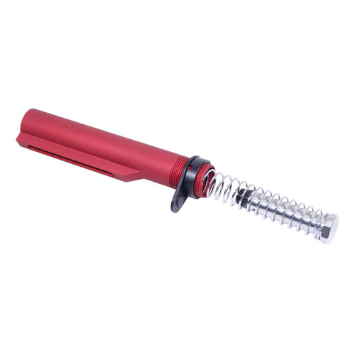 Guntec USA MILTUBESET-RED Guntec USA MILTUBESET-RED Mil-Spec Buffer Tube Set (Anodized Red) MILTUBESET-RED