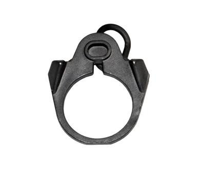Presma AR-15 Receiver End Plate, Ambi 180° sliding attachment point, black polymer material, designed for firearm customization and enhanced tactical performance.