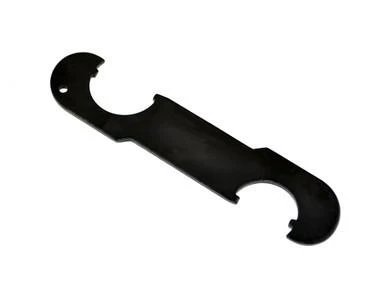 Presma AR-15 Stock Combo Castle Nut Wrench Tool, black wrench designed for installing and removing castle nuts on AR-15 rifles.