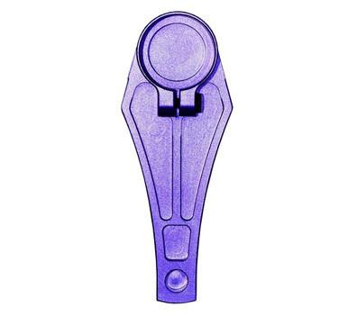 Presma Buttplate For Round 1.25" AR Buffer Tubes, Purple, close-up view of the purple buttplate designed for AR rifles with round 1.25-inch buffer tubes.