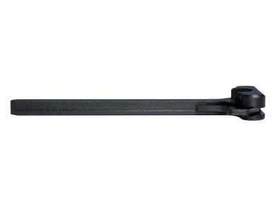 Presma Standard Charging Handle, black firearm accessory for Smith & Wesson M&P 15-22 rifle, elongated design with textured grip surface.