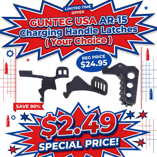 Guntec USA AR-15 Charging Handle Latches