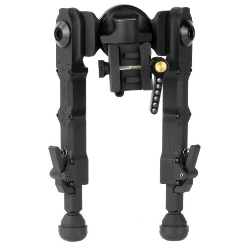 Accu-Tac PCB-0400 Tactical Bipod | Adjustable 6061 T6 Aluminum Leg Positions for Precision Shooting
