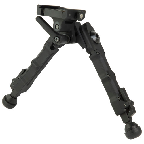 Accu-Tac FDQDB-004 Precision Shooting Bipod - Lightweight 6061 T6 Aluminum, Quick-Deploy Legs, Adjustable Height & Angle for Bolt Action Firearms