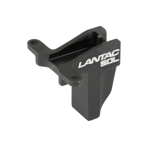 LanTac USA LLC SOL 01-UP-SOL01 - Patent Pending Sight On Laser for Eotech OGL, black laser sight mount for optimal rail space and backup sights with laser modules.