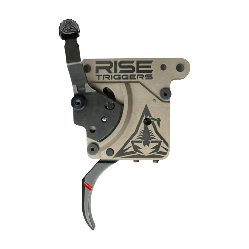Rise Armament RA-735-C Reliant Trigger for Remington 700, adjustable pull weight and rapid lock time, with a metallic finish and textured grip.