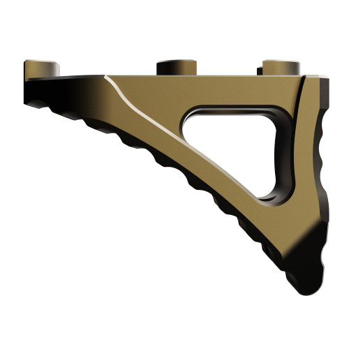 Rise Armament RA-030-SB Micro Hand Stop - Spartan Bronze Anodize, M-LOK Compatible, Ergonomic Stability & Control