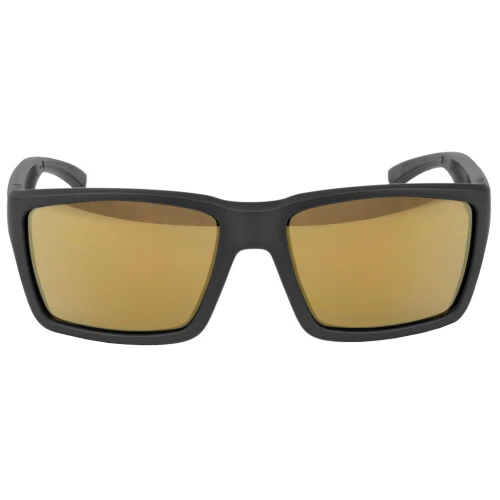 Magpul Industries MAGPUL EXPLOR XL Polarized Eyewear with Bronze Lens and Gold Mirror, featuring a durable black frame designed for ultimate eye protection.