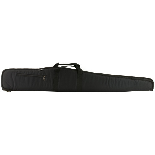 Bulldog Cases BD280, black padded rifle/shotgun carrying case with handle and zipper pocket.
