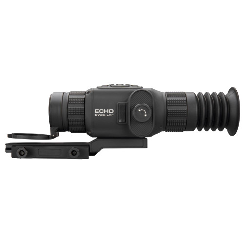 Sig Sauer ECHO THRML 1.5-12X35MM Thermal Weapon Sight, high-definition 640x512 resolution with BDX 2.0 capability, integrated rangefinder, and durable design.