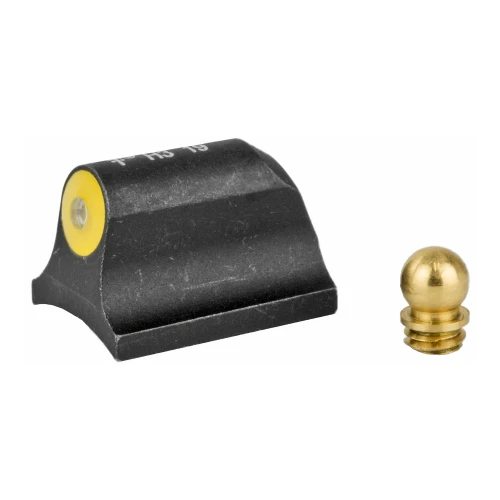 XS Sights SG-2005-3Y, rifle front sight with black protective hood and gold post
