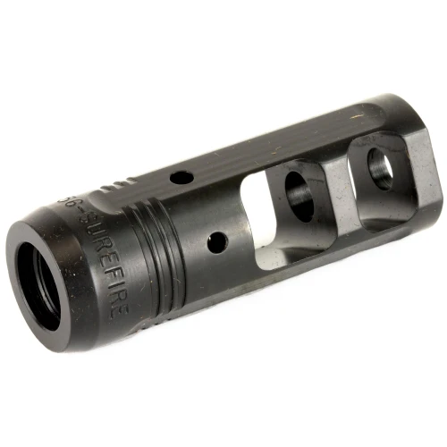 Surefire Surefire ProComp MB 5.56mm 1/2x28, firearm muzzle brake or flash suppressor, black finish, threaded for attachment.