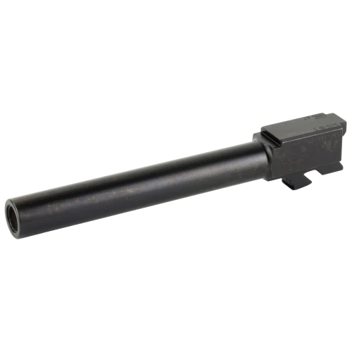 GLOCK OEM BARREL G34 GEN5 9MM, black firearm barrel with a matte finish and attachment mount.
