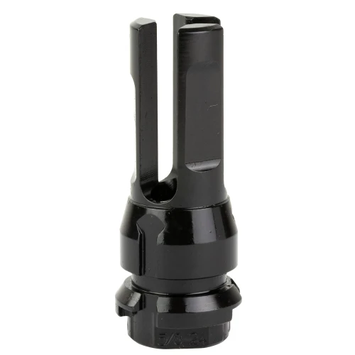 Dead Air Armament DEAD AIR KEYMO FLASH HDR SCAR17, a black firearm flash hider for SCAR17 rifle.