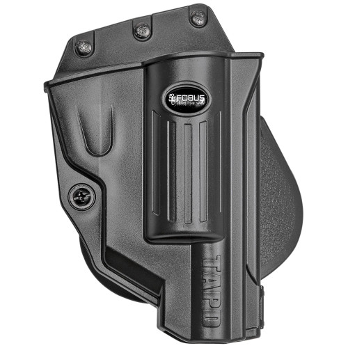 Fobus FOBUS PDL TAU JUDGE EVOLUTION RH, black right-hand holster for law enforcement or tactical use.